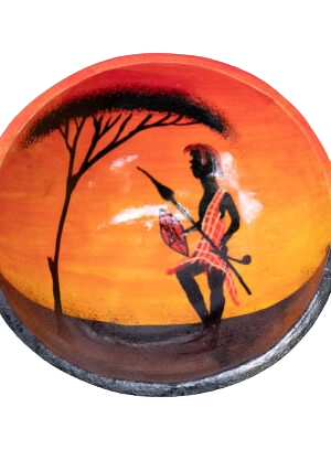 Maasai Decorated Bowl