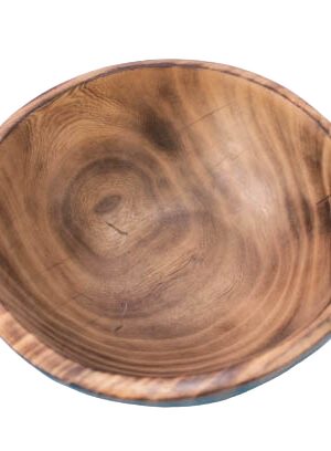 Round Wooden Bowl